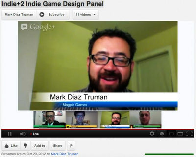 Indie+2 Indie Game Design Panel (Live)