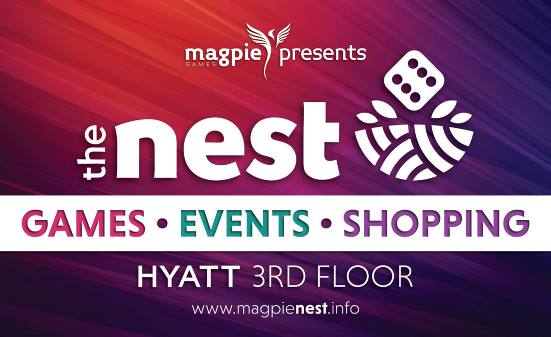 Magpie Games at Gen Con: Check out the Nest!