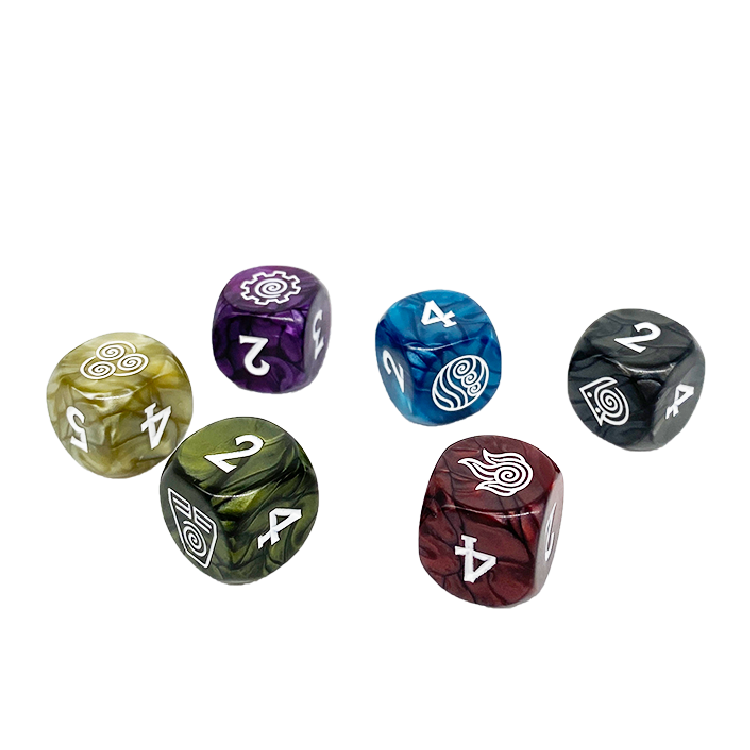 Pegasus Spiele- Avatar Legends-Il Gioco di Ruolo: Set di Dadi Pegasus Spiele- Avatar Legends-Il Gioco di Ruolo: Set di Dadi